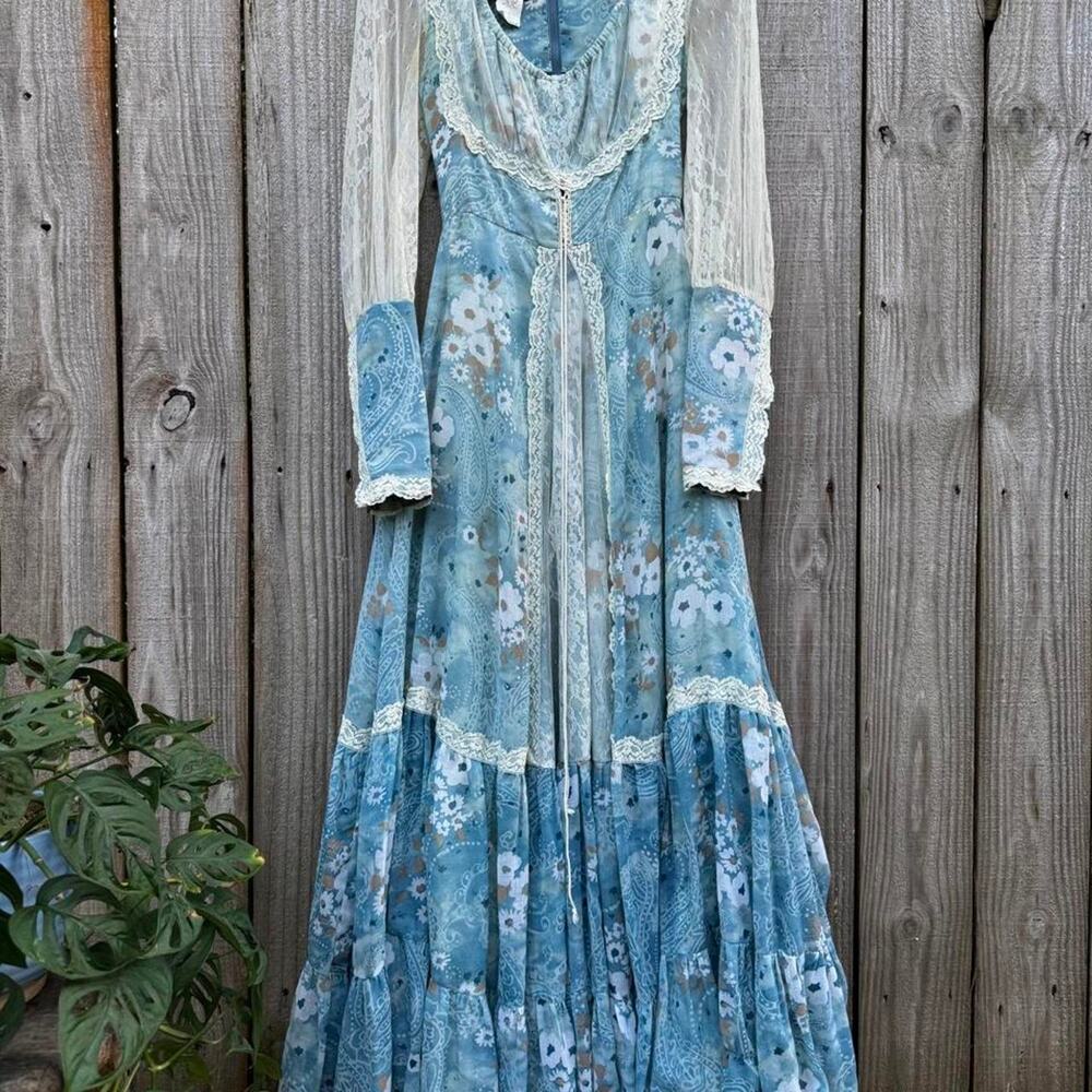 Insane Vintage 1970’s Gunne Sax Dress